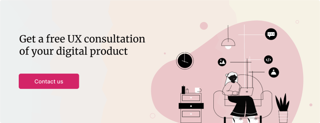 A user flow representation on a black background