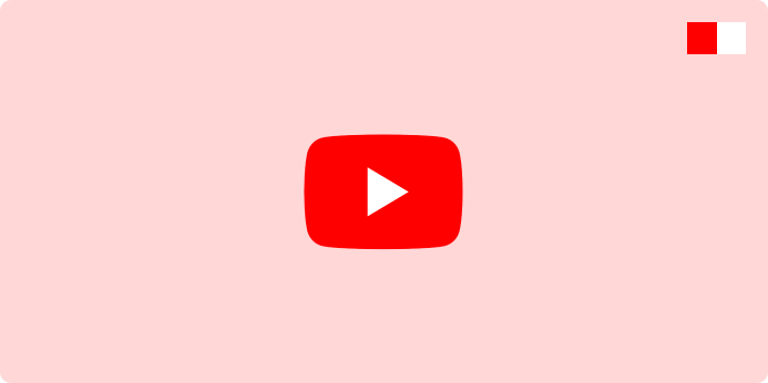 Youtube's logo and the colors