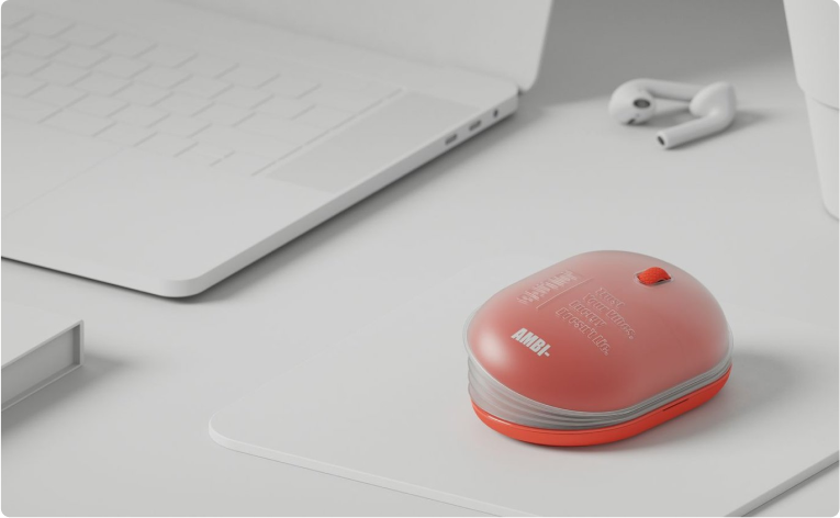 Mouse redesign to accommodate both right and left handed users 