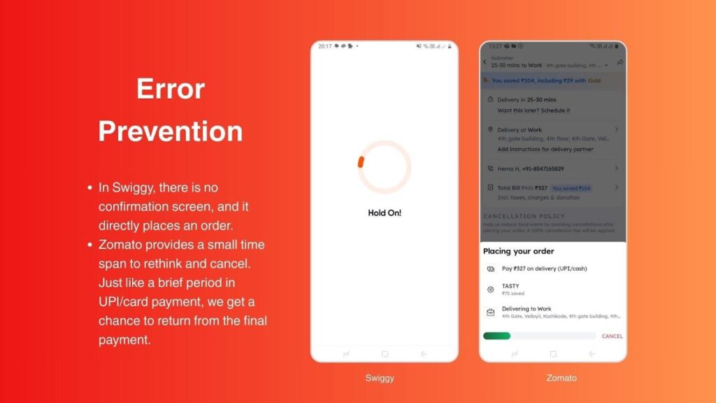 Swiggy’s COD UX Gap
