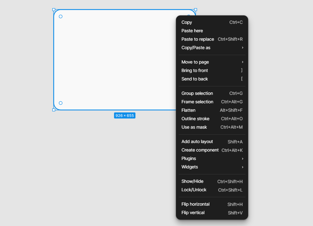 Flexibility and Efficiency of Use
in Figma