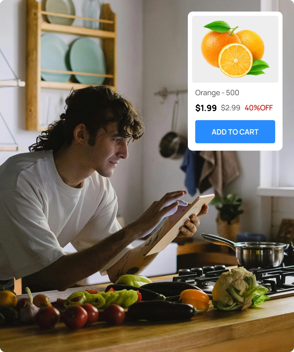 Optimizing digital food commerce