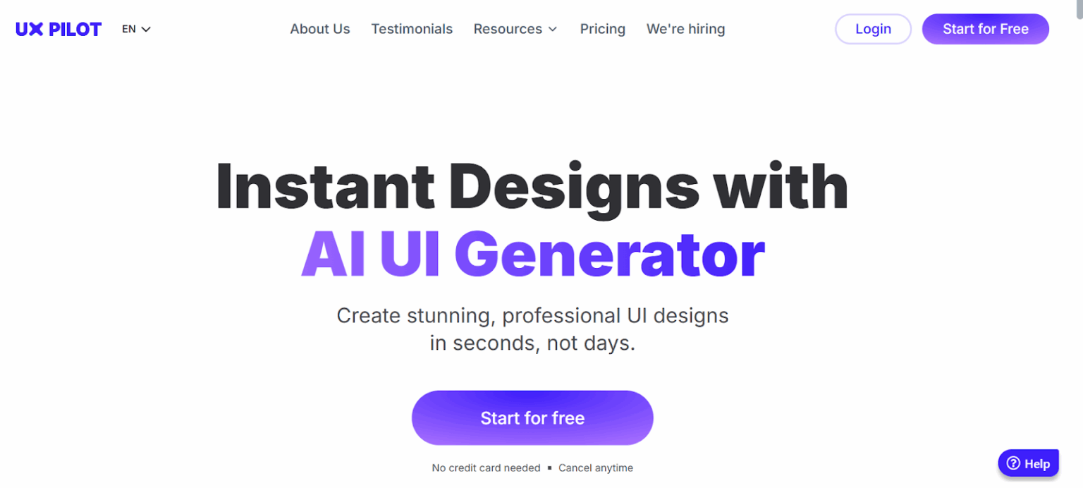 UX Pilot AI Tool | Generate Polished UI in Under 5 Minutes