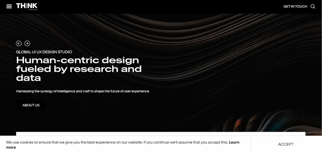 Think design company homepage