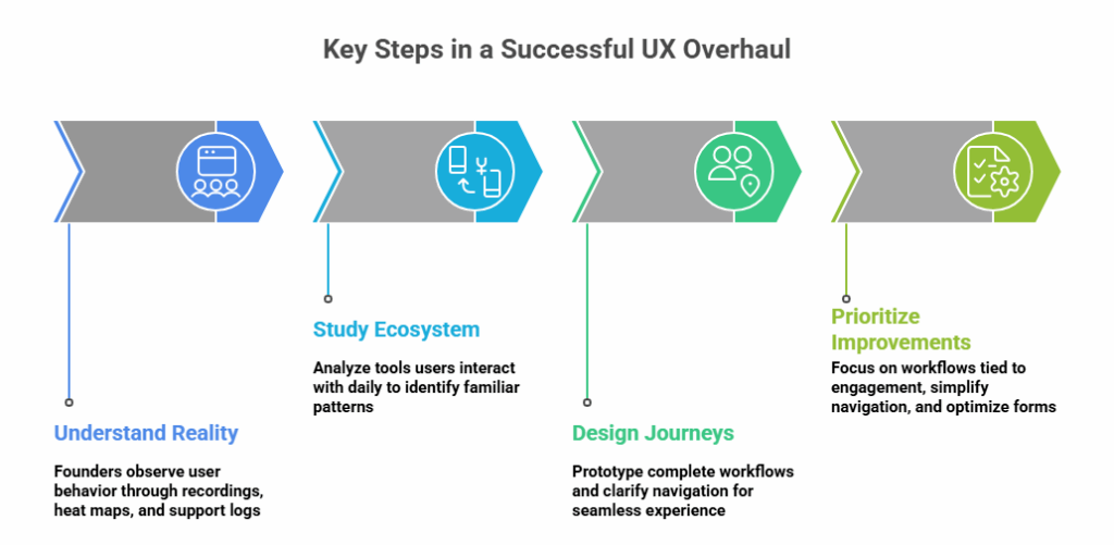 How Founders Approach a Full UX Overhaul
