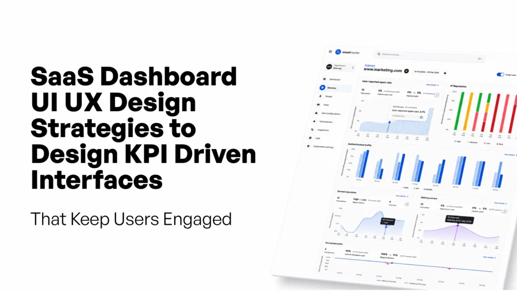 SaaS Dashboard UI UX Design Strategies to Design KPI-Driven Interfaces That Keep Users Engaged