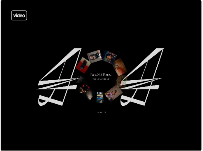 Bad error page design example 